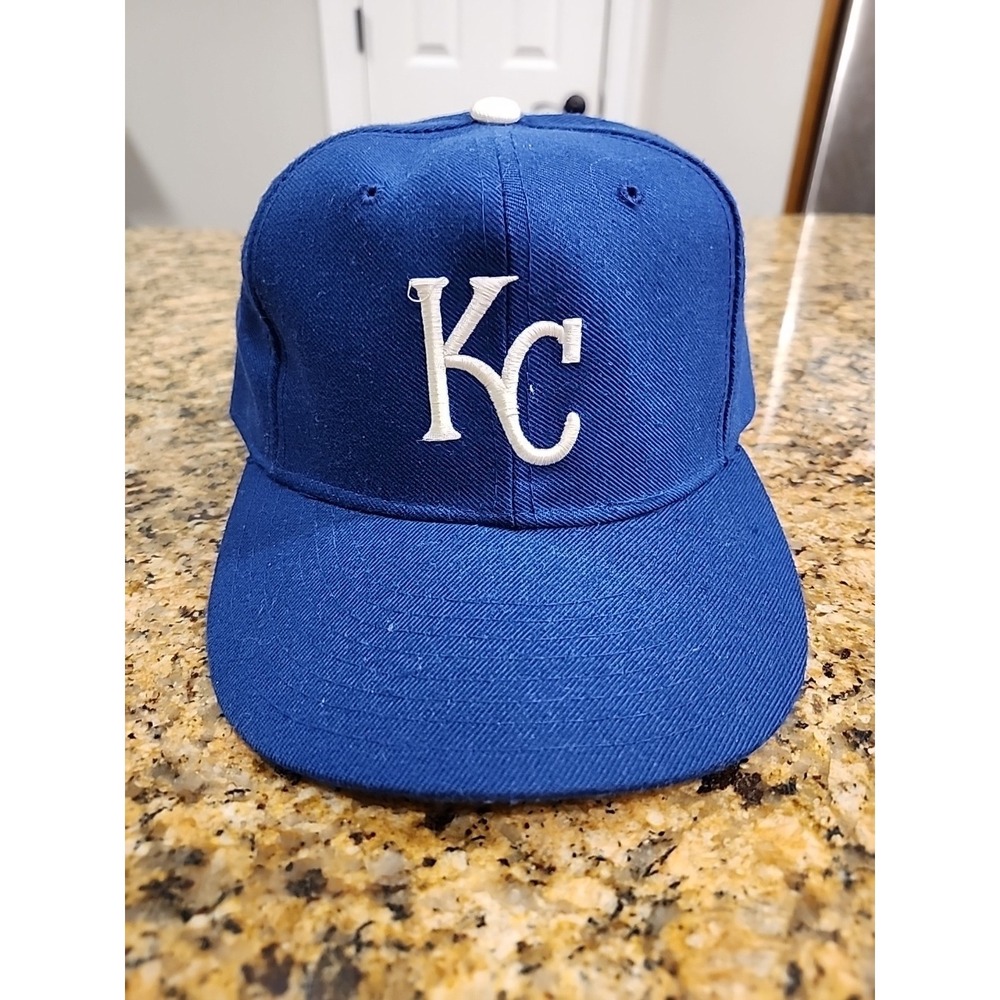 Vtg New Era Diamond Collection 80s Kansas City Royals MLB Wool‎ Hat Fitted 6 7/8